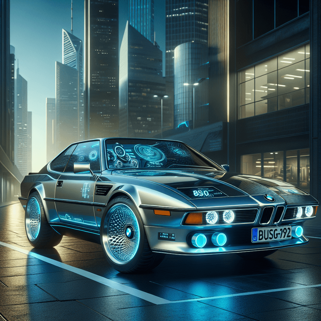 BMW 850CSi but a model of 2030